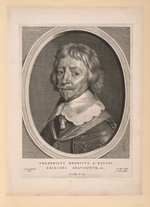 Frederick Henry, princ Oranžský, z knihy Devět portrétů od Cornelis Visscher