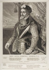 Jan van der Does, deska 3 od Quatuor Personae od Cornelis Visscher