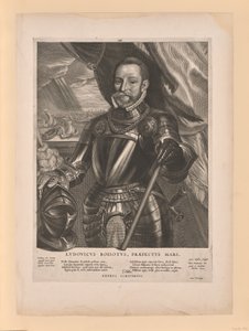 Ludvík z Boisotu, zeelandský admirál, z knihy Quatuor Personae od Cornelis Visscher
