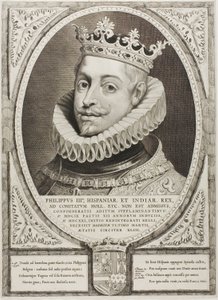 Filip III., král španělský, z Principes Hollandiae, Zelandiae, et Frisiae od Cornelis Visscher