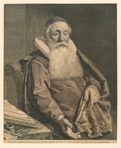 Portrét Gellia de Bouma od Cornelis Visscher