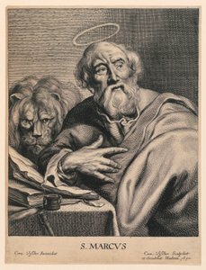 Svatý Marek (S.Marcvs) od Cornelis Visscher