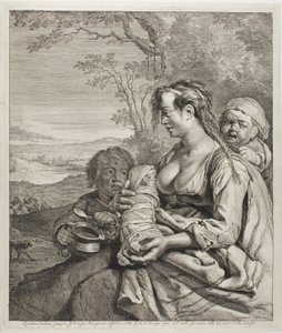 Bohémská žena od Cornelis Visscher