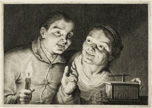 Past na myši od Cornelis Visscher