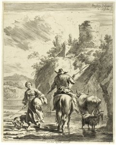 Průchod řeky od Cornelis Visscher