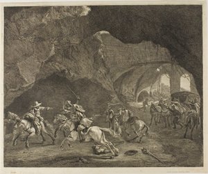 Výstřel z pistole od Cornelis Visscher