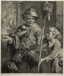 Chytač krys od Cornelis Visscher
