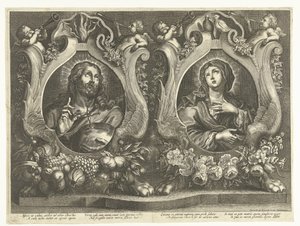 Kristus a Marie od Cornelis de Bout (possibly)