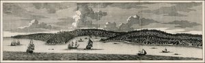 Pohled na Konstantinopol a Peru od Cornelise De Bruyna z roku 1698