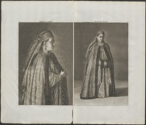 Ruská žena Od: Cestuje po Moskvě, 1711