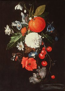 Zátiší s ovocem a květinami od Cornelis de Heem