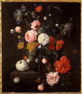 Váza s květinami, cca 1670-80
