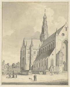 Svatý Bavo v Haarlemu od Cornelis de Kruyff