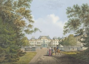 Pohled na palác Het Loo od Cornelis de Kruyff