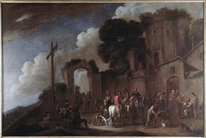 Sedm skutků tělesného milosrdenství (Skutky milosrdenství): dej napít žíznivému (dej napít žíznivému) (ec flam) po roce 1625