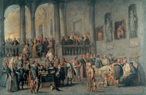 Navštívit nemocné od Waela, Cornelis, z (1592-1667). Olej na plátně, rozměr: 99x152, c. 1640, Muzeum Strada Nuova, Janov od Cornelis de Wael