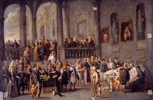 Navštěvovat nemocné ze Sedmi skutků milosrdenství po roce 1625