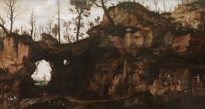 Krajina s úsvitem civilizace od Cornelis van Dalem