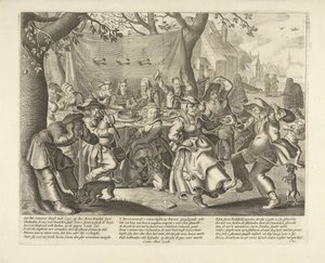 Farmářská svatba od Cornelis van Dalen (I)