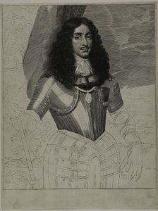 Karel II., anglický král od Cornelis van Dalen II