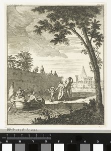 Krajina s lodí od Cornelis van Jagen