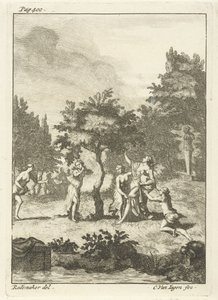 Nymfy pod stromem od Cornelis van Jagen
