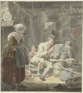 Čtenář novin od Cornelis van Noorde