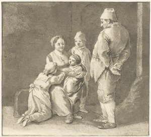 Skupina postav od Cornelis van Noorde