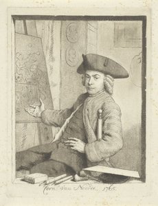 Autoportrét Cornelis van Noorde od Cornelis van Noorde
