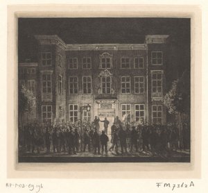 Pohřeb Delftské akademie, 30. června 1864