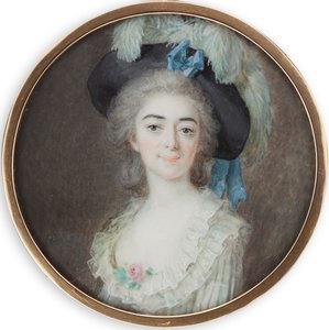 Portrét baletky Giovanny Bassi 1762-1834, c. 1780.