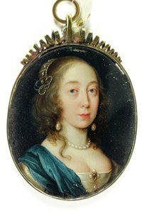Lady Jane Cheyne (smalt) od Cornelius I Johnson