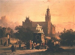 Městské náměstí od Cornelius Springer