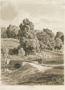 Betley Park: sépiová kresba, říjen 1820 (kresba)