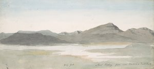 Craig Goch, Moel Hebog, Severní Wales, ca. 1802. od Cornelius Varley