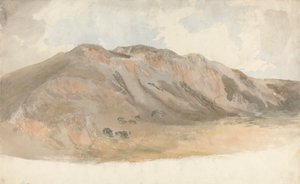 Horská krajina, Severní Wales od Cornelius Varley