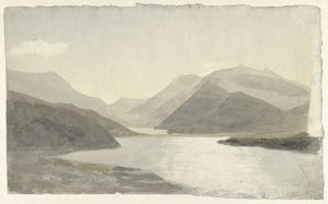 Sluneční světlo nad jezerem poblíž Snowdon, Llanberis, Severní Wales Sluneční světlo na jezeře v Snowdon, Llanberis, Severní Wales od Cornelius Varley