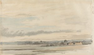 Pohled v Suffolku od Cornelius Varley