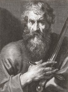 Pavel apoštol. Portrét. od Cornelius van Caukercken