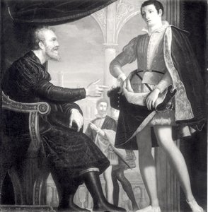 Michelangelo (1475-1564) a Francesco I (1541-87) de Medici od Cosimo Gamberucci or Gambaruccio