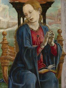 The Virgin Annunciate, asi 1475.