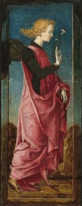 Archanděl Gabriel [střední levý panel], c. 14701480. od Cosmè Tura