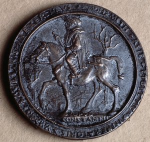 Mehmet II Dobyvatel (bronzová medaile od Costanzo da Ferrara