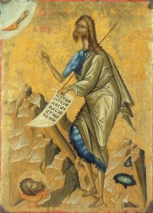 St. John the Baptist, cca 1500 (tempera na panelu)