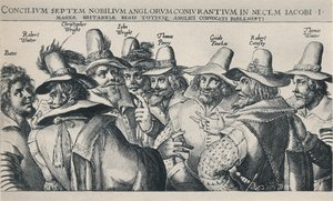 "The Gunpowder Plot Conspirators", 1605, 1904