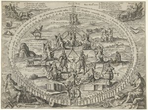 Alegorie solidarity v rámci republiky během příměří, 1609 Victoriae Premium (název na objektu) od Crispijn van de Passe (I)