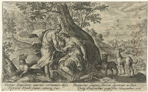 Apollo a Hyacinthus Metamorfosen van Ovidius (název série)