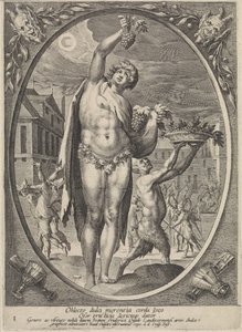 Bacchus Bacchus, Venus en Ceres (název série) od Crispijn van de Passe (I)