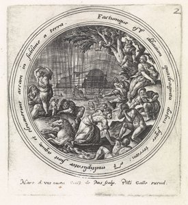 potopa Historie Noaha (název série) od Crispijn van de Passe (I)