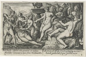 Diana v Callisto Metamorfosen van Ovidius (název série) od Crispijn van de Passe (I)